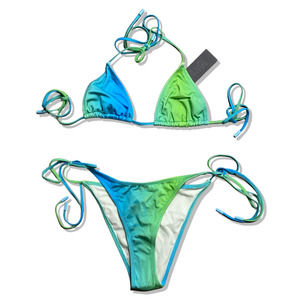 Brand New NWT Unworn Triangl Vinca Two-Tone Bathing Suit Set Size XS!